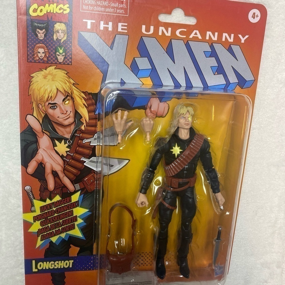 Uncanny X-Men Longshot 6" Action Figure 2022 Hasbro Marvel